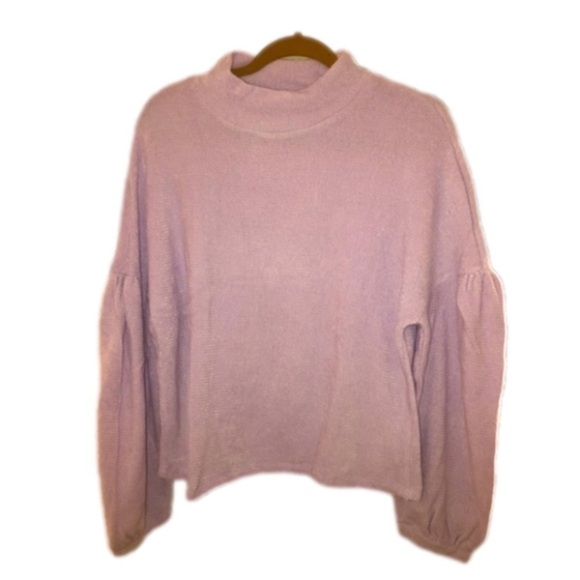 NWOT Sanctuary eyelash knit balloon sleeve sweater - Picture 2 of 4